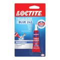 Loctite Threadlocker, Blue 242, Removable, 0.2 fl. oz., Multi 209728